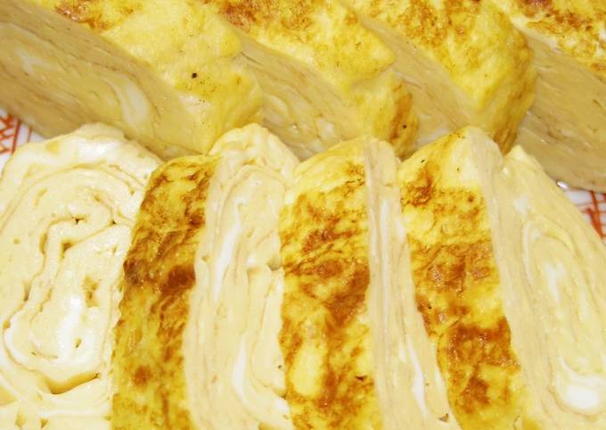 Recipe of Favorite The Golden Ratio for Mentsuyu Egg Dashimaki