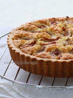 A picture of Fig & Almond Tart.