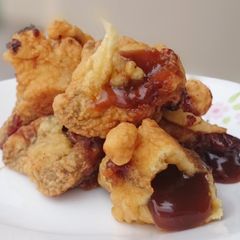 A picture of Fried Dodol Fritters.