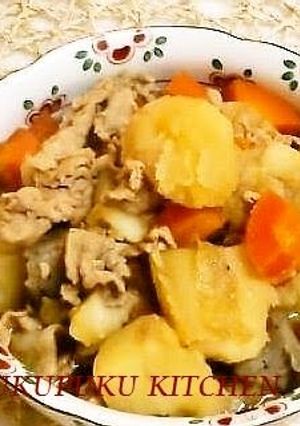 A picture of Nikugaja (Simmered Meat and Potatoes): A Recipe to Hand Down to My Daughter.