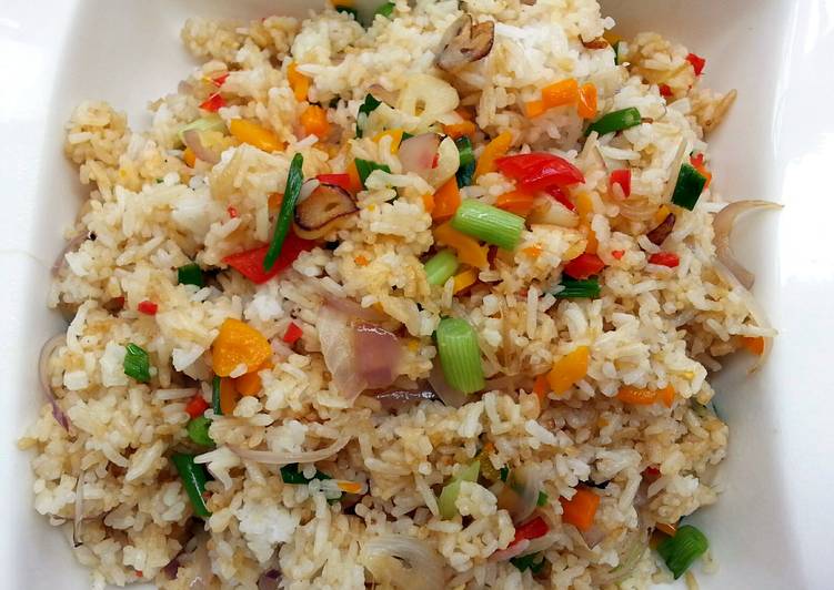 Recipe of Favorite Vegan Fried Rice In 5 Minutes