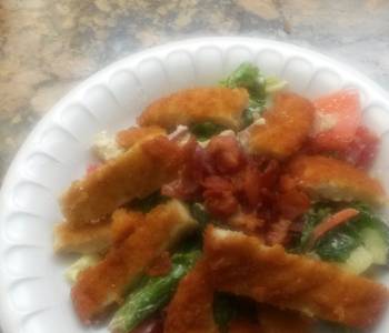 Popular Recipe Crispy chicken salad Practical Delicious