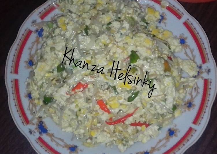 TOGE TAHU HANCUR bumbu KENCUR PEDAS
