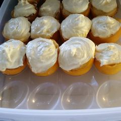 A picture of Easy Lemon Shell Cupcakes.