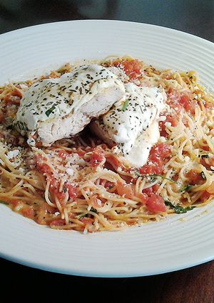 A picture of Chicken Parmesan, Easy and Light Version.