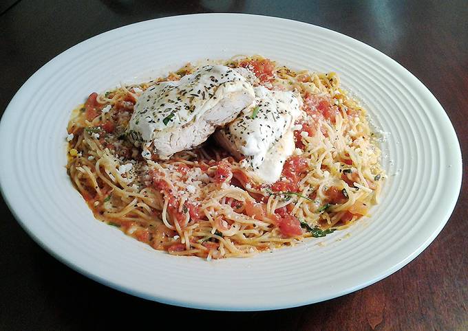 Chicken Parmesan, Easy and Light Version