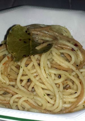 A picture of Chilli Olive Oil Pasta.