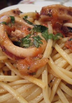 A picture of Pasta with Calamari.