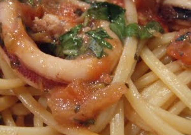 Easiest Way to Prepare Ultimate Pasta with Calamari