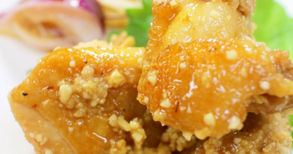 Chicken Thigh Sauté with Nuts, Garlic, Butter, & Soy Sauce Recipe by cookpad.japan Cookpad