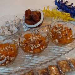 A picture of Soji ka halwa.