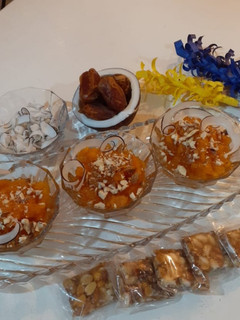 A picture of Soji ka halwa.