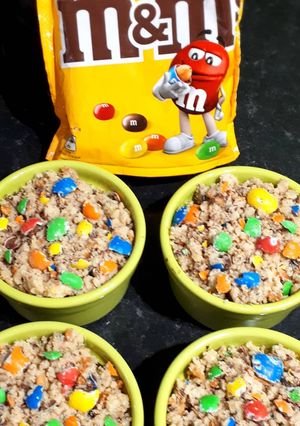 Une photo de Crumble M&MS banane chocolat