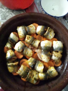 صورة لوصفة طاجين السردين