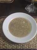 Sopa de ajo y caldo de huesos