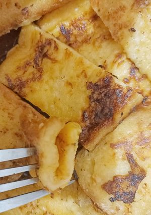 Foto resep Roti bakar teflon balur susu-keju-telur 🍳