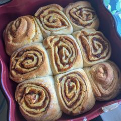 A picture of Pumpkin Cinnamon Rolls.