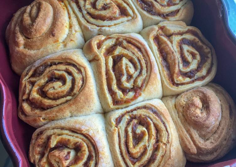 Easiest Way to Make Speedy Pumpkin Cinnamon Rolls