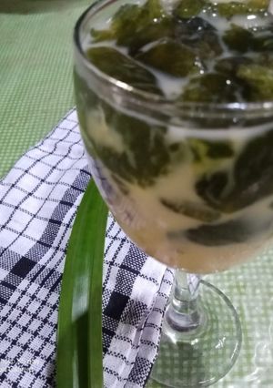 Foto resep Es caonan(cicau hijau) seri fibercreme