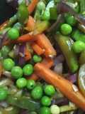 Vegetales salteados en la plancheta 🧅🥕