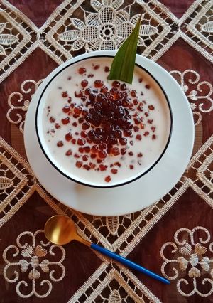 Foto resep Bubur Mutiara with Palm Sugar
