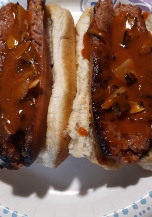 A picture of Spicy Onions and Sausage.