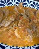 Lomo de cerdo en salsa