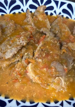 Una foto de Lomo de cerdo en salsa
