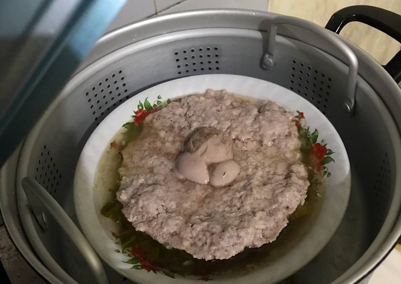 Nyuk Piang (Babi sayur asin kukus)