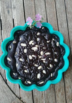 Une photo de Gâteau chocolat haricots rouges