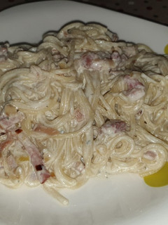 Una foto de Pasta con queso azul