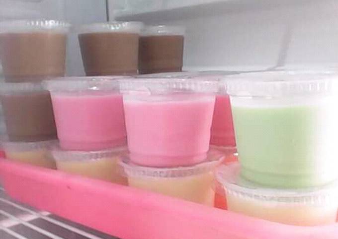 Resep Silky puding creamy yang Enak Banget