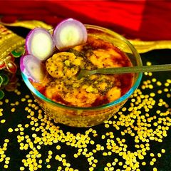 A picture of Daal Dhokli Rajasthani Style.