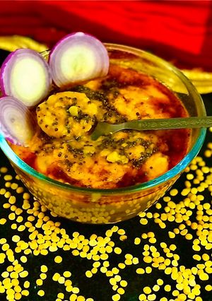 A picture of Daal Dhokli Rajasthani Style.