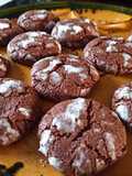 Galletitas tipo polvorones de chocolate