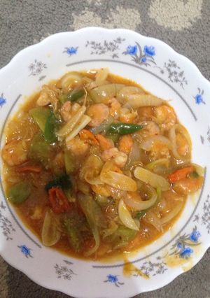 Foto resep Udang saus bombay ala ala