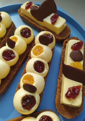 Une photo de Entremet citron/speculoos