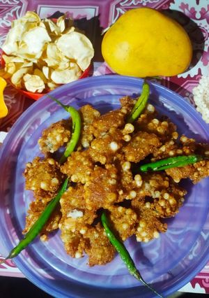 साबूदाने के पकौड़े (sabudane ki pakode recipe in Hindi) रेसिपी मुख्य फोटो