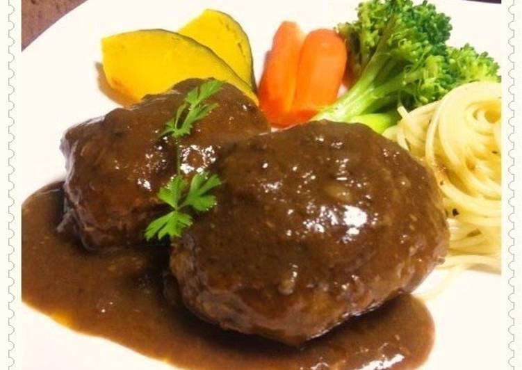 Easiest Way to Make Ultimate Easy Hamburger Steak with Sauce