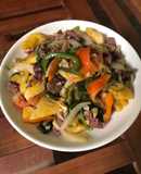 Thịt bò xào dứa