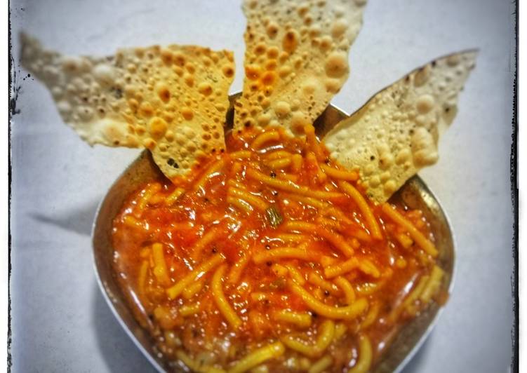 My Grandma Leave Sev Tomato Curry