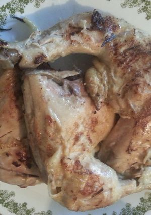 A picture of Angry Rosemary Chicken.