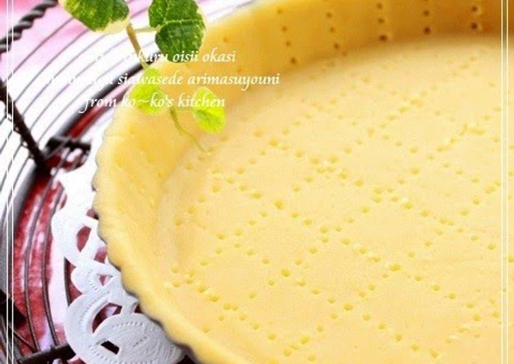 Recipe of Speedy Pâte Sucrée (Tart Crust)