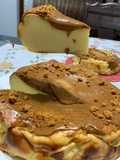 🧀🧀 Burnt Cheesecake topping with Biscoff Spread
