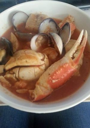 A picture of Cheater cioppino.