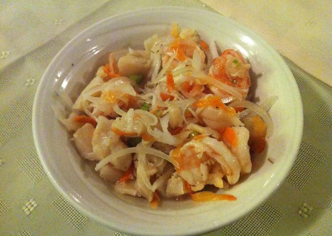 Step-by-Step Guide to Make Any-night-of-the-week Garifuna Style Ceviche (Honduras) Shrimp And Conch