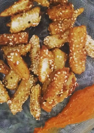 A picture of Easy to cook Sesame Baby Corns.