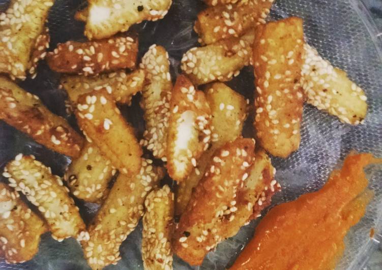 Easy to cook Sesame Baby Corns