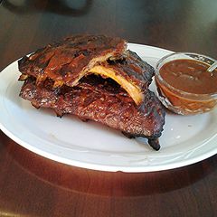 A picture of Applewood Smoked Pork Baby Back Ribs.