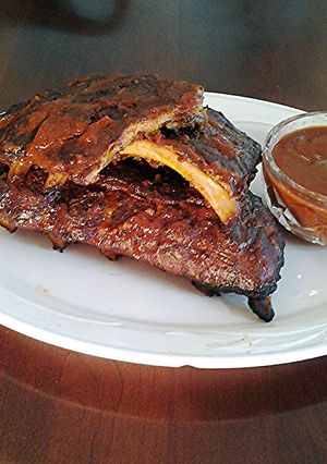 A picture of Applewood Smoked Pork Baby Back Ribs.